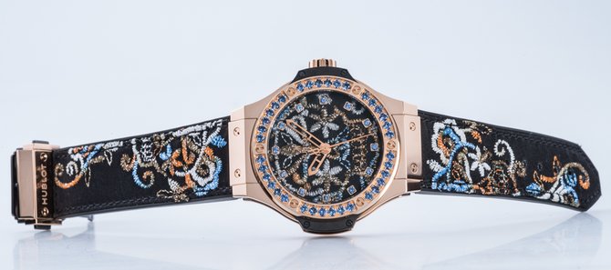 Hublot 343.PS.6599.NR.1201 Big Bang 41mm Ladies Broderie Sugar Skull Gold - фото 23
