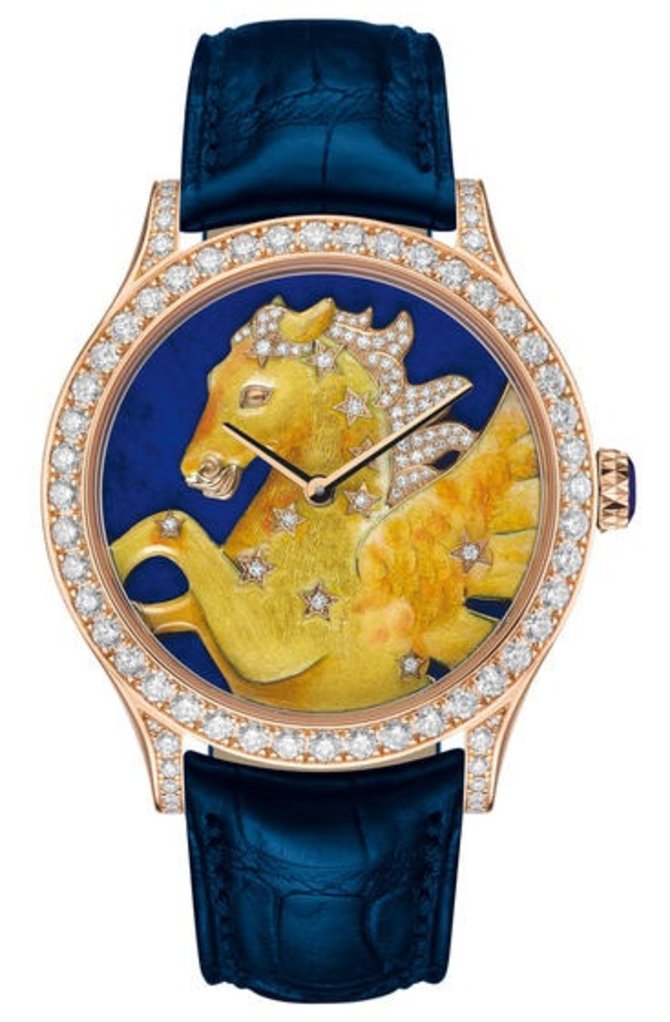 Van Cleef & Arpels Midnight Constellation Pegasus  Extraordinary Dials Pink Gold