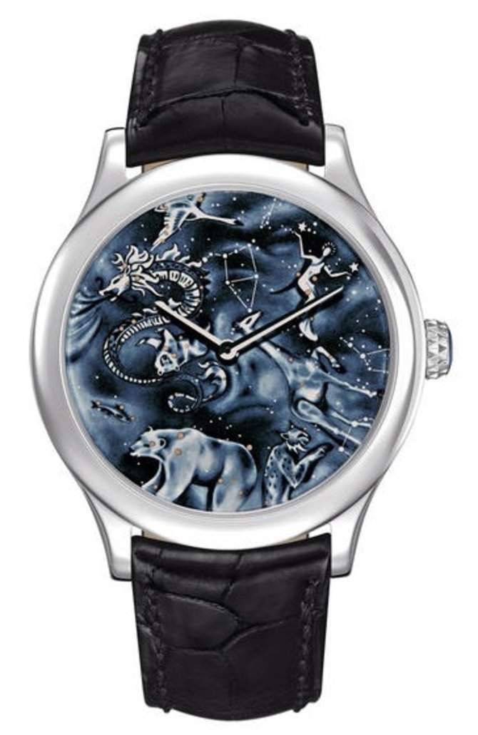 Van Cleef & Arpels Midnight Nuit Boréale Poetic Complications White Gold