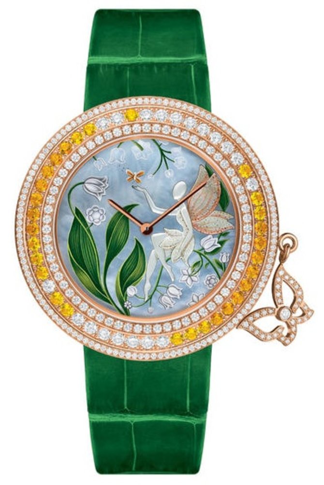 Van Cleef & Arpels Charms Extraordinaire Muguet Extraordinary Dials Pink Gold