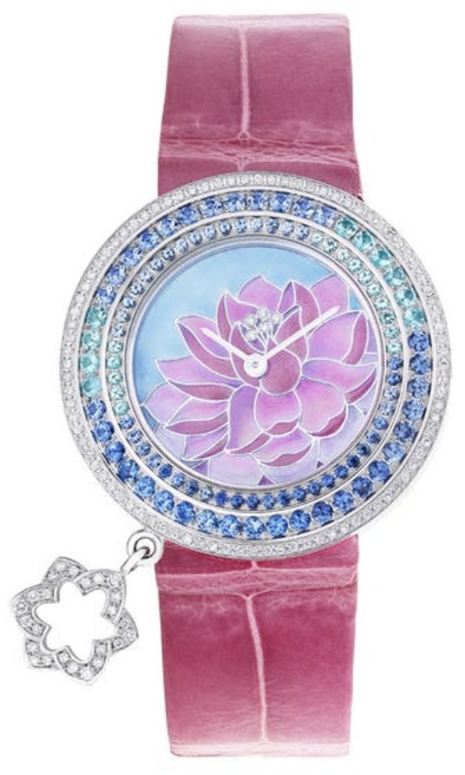 Van Cleef & Arpels Charms Extraordinaire Lotus Extraordinary Dials White Gold