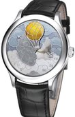 Van Cleef & Arpels Часы Van Cleef & Arpels Poetic Complications Five Weeks in a Balloon Black White Gold