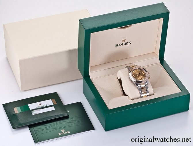 Rolex 116523 champagne dial diamond Daytona Stainless Steel Yellow Gold - фото 13