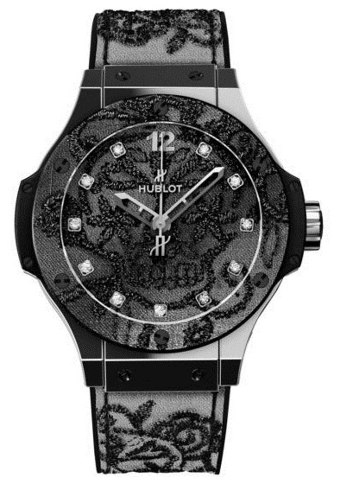 Hublot 343.SS.6570.NR.BSK16 Big Bang 41mm Ladies Broderie Steel