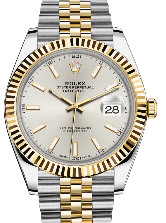 126333 Silver Rolex Yellow Rolesor New 2016 Datejust