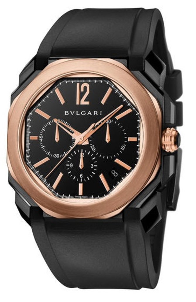 Bvlgari 102488 Octo Velocissimo Ultranero Chronograph