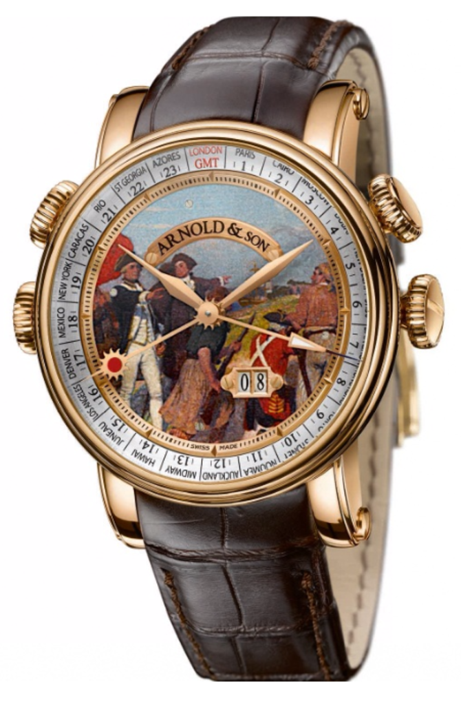 Arnold & Son 1H6AP.D05A.C60B Royal Collection Hornet James Cook Set "Botany Bay"