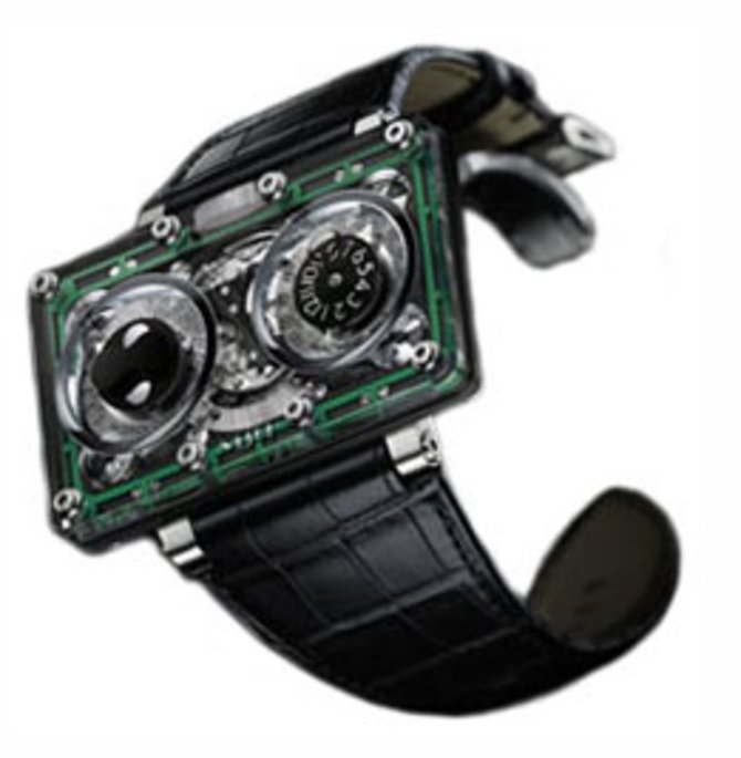 MB&F 20.DSTBL.B Horological Machines HM2 Sapphire Black PVD Coated Titanium - фото 1