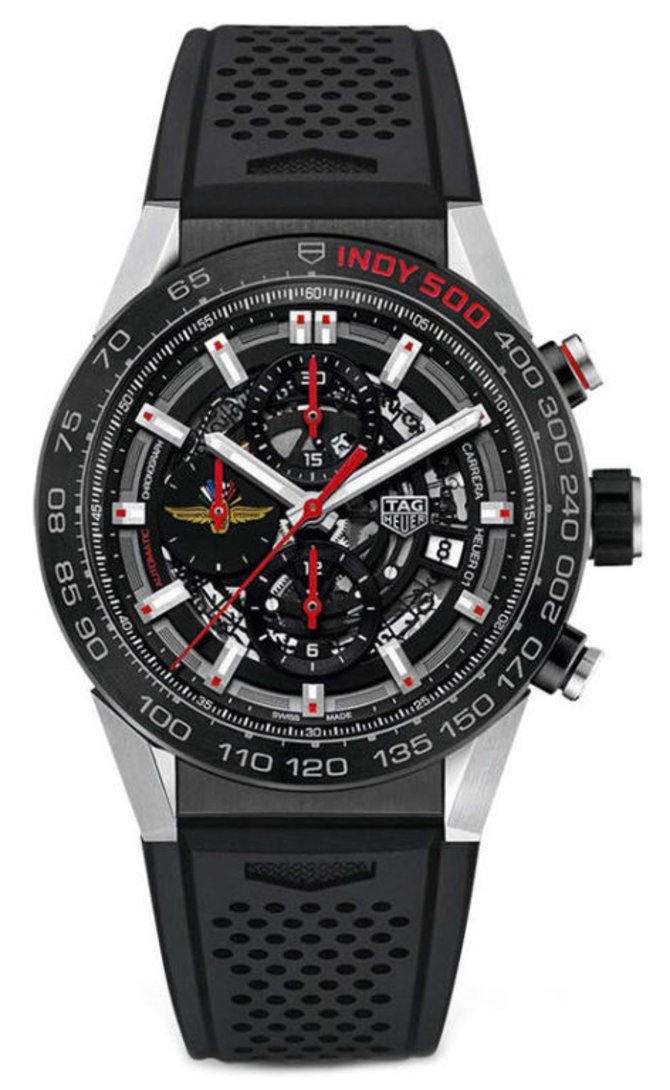 Tag Heuer CAR2A1V.FT6044 Carrera Calibre Heuer 01 Chronograph Indy 500 Special Edition 45 mm