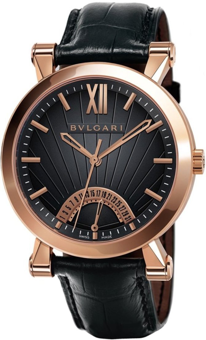 Bvlgari SBP42BGLDR Sotirio Retrograde Date