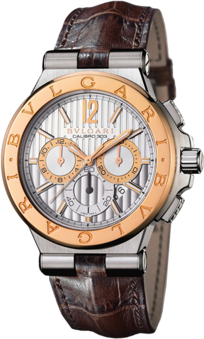 Bvlgari DG42C6SPGLDCH Diagono Chronograph 42 mm