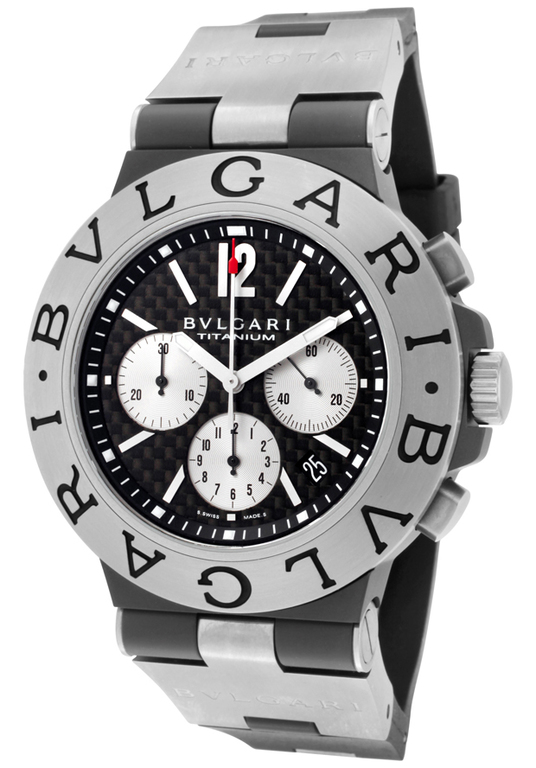 TI44BTAVTDCH/SLN Bvlgari Chronograph Titanium Diagono