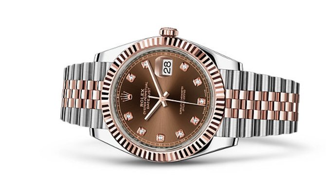 Rolex 126331 Chocolate set with diamonds Jubilee Bracele Datejust 41 mm - фото 2