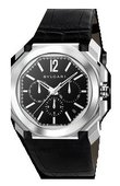 Bvlgari Octo Octo Chronograph Steel Black Strap Gerald Genta