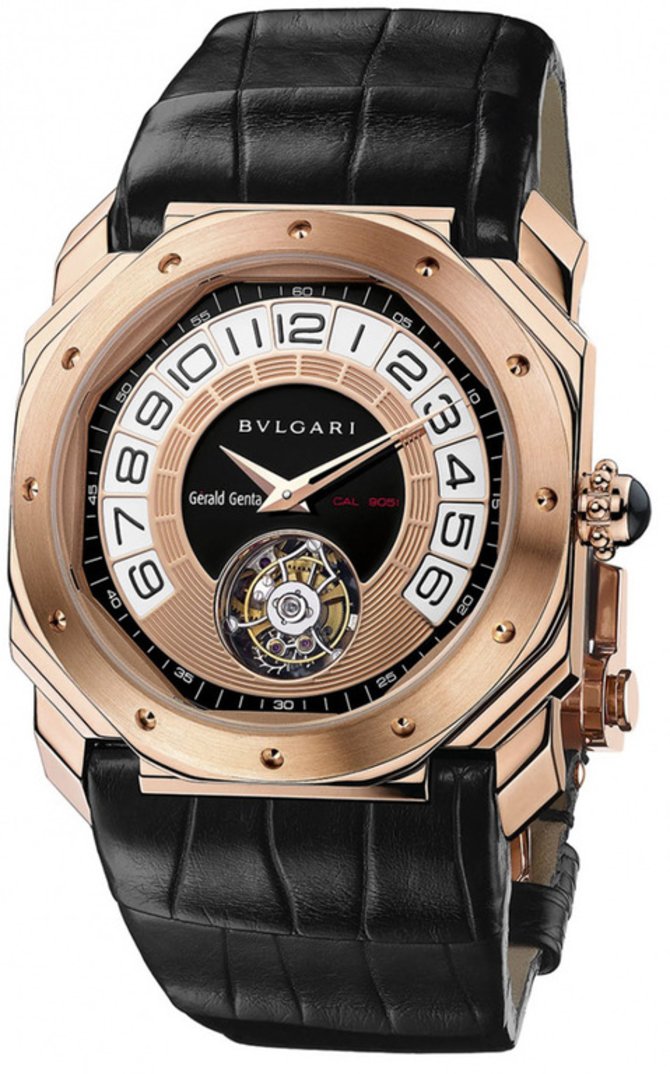 Bvlgari BGOP43BGLTB Octo Gerald Genta Octo Tourbillon Retro
