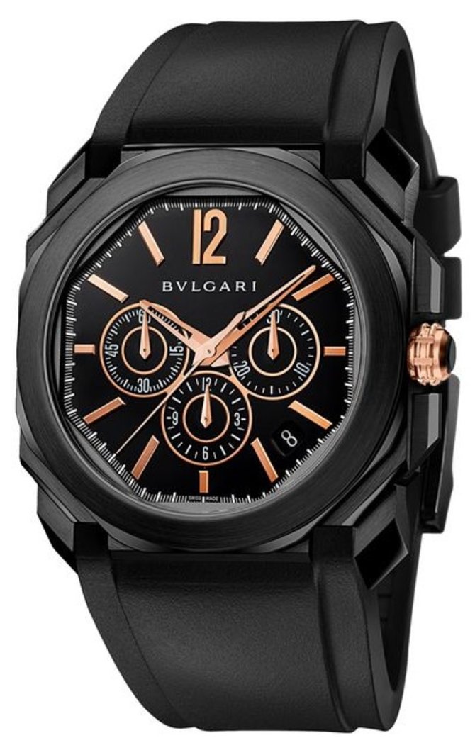 Bvlgari Octo Velocissimo Ultranero Octo Gerald Genta