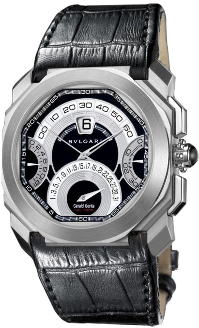 Bvlgari BGOW45BGLDCHQR Octo Gerald Genta Octo Quadro Retro