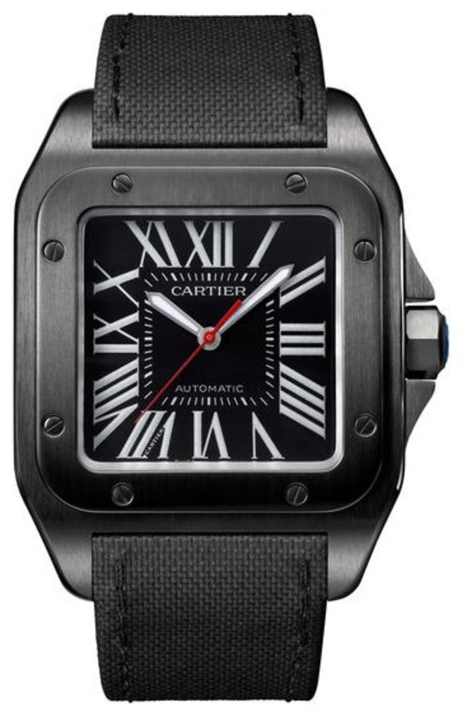 Cartier 100 Carbon Santos De Cartier Large