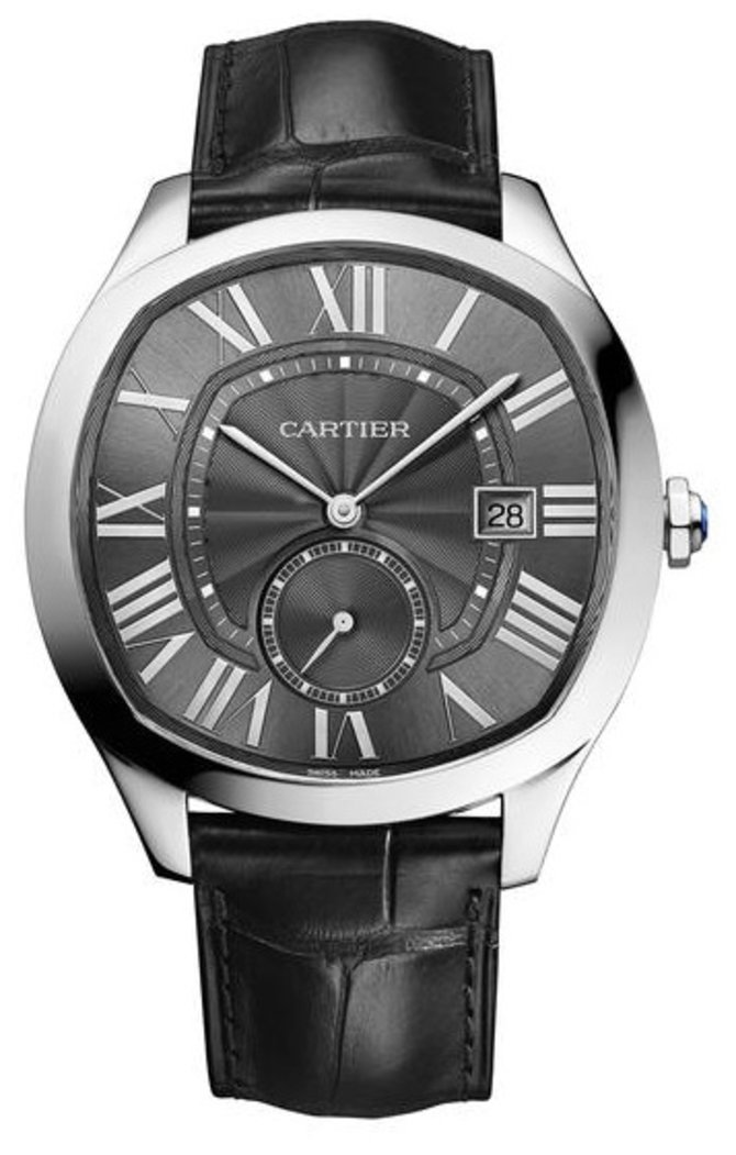 Cartier Drive De Cartier Stainless Steel Tortue Cushion