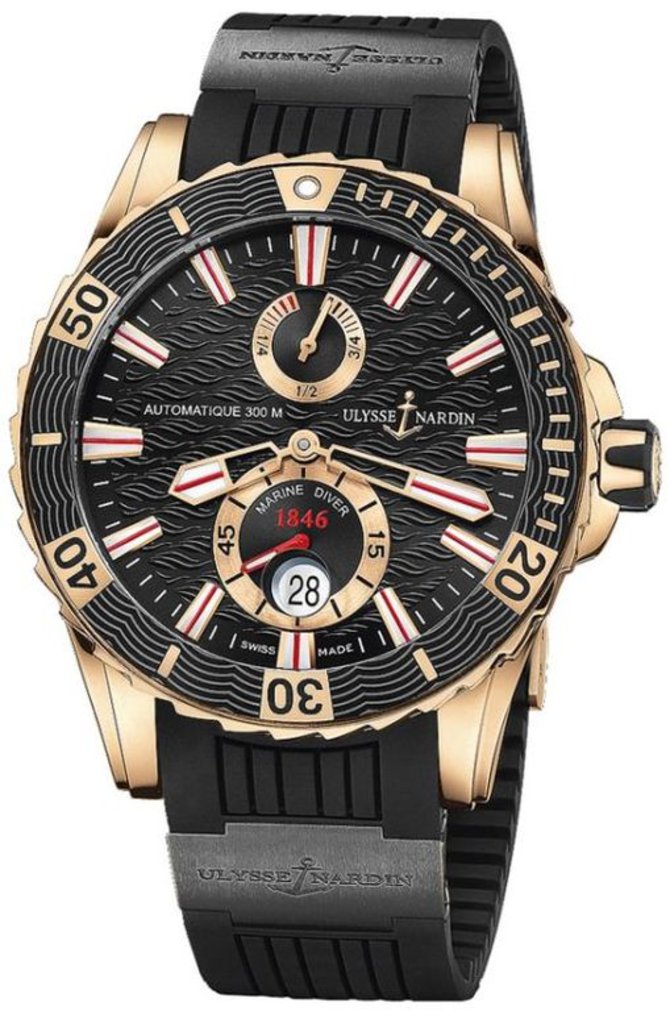Ulysse Nardin 266-10-3C/92 Maxi Marine Diver Pink Gold