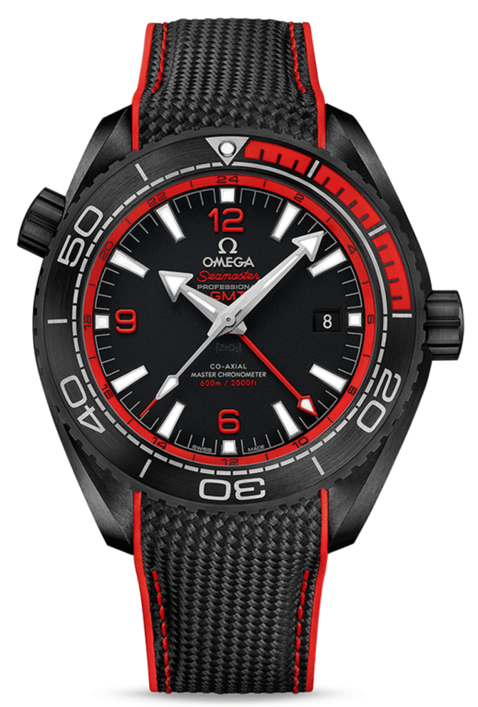 Omega 215.92.46.22.01.003 Seamaster Planet Ocean 600 M Co-Axial Chronometer GMT Deep Black