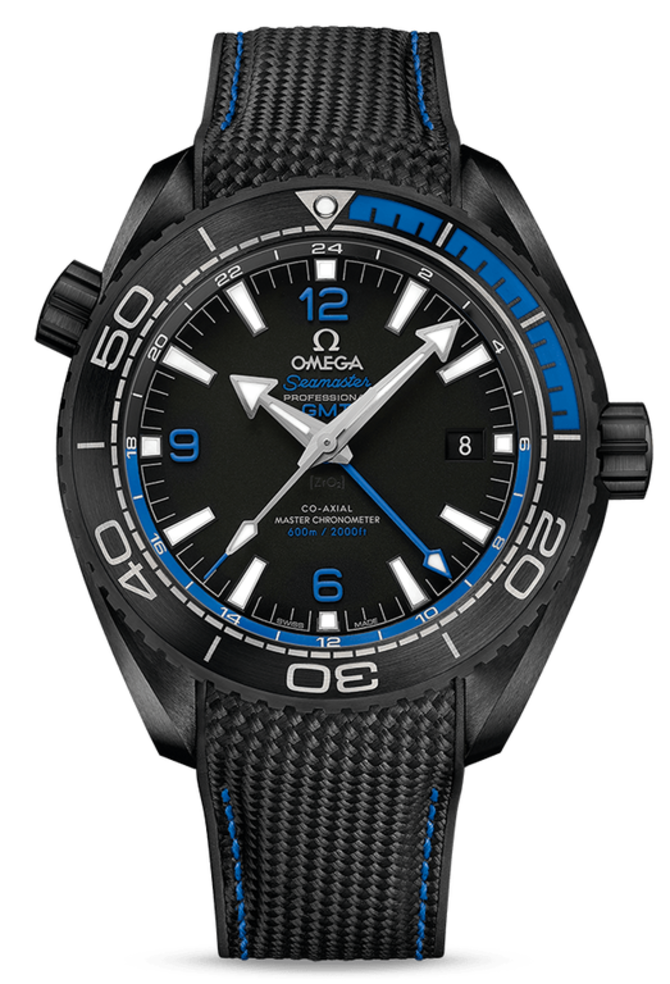 Omega 215.92.46.22.01.002 Seamaster Planet Ocean 600 M Co-Axial Chronometer GMT Deep Black