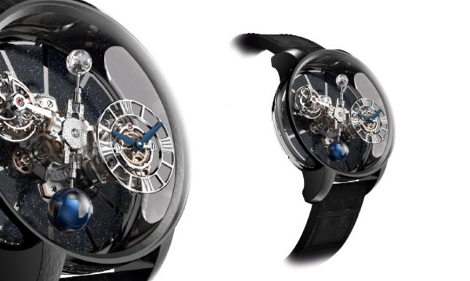 Jacob & Co Gravitational Triple Axis Tourbillon Black Gold Metropolis JCAM10 - фото 2