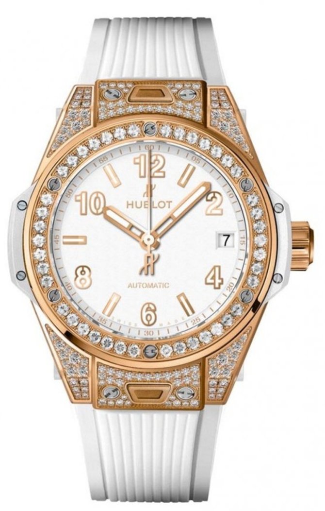 Hublot 465.OE.2080.RW.1604 Big Bang One Click 39 mm King Gold White Pave