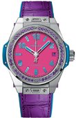 Hublot Big Bang One Click 39 mm 465.SV.7379.LR.1205.POP16 Pop Art Steel Purple