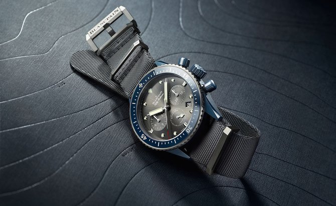 Blancpain 5200-0310-G52A Fifty Fathoms Bathyscaphe Flyback Chronograph Ocean Commitment II - фото 2