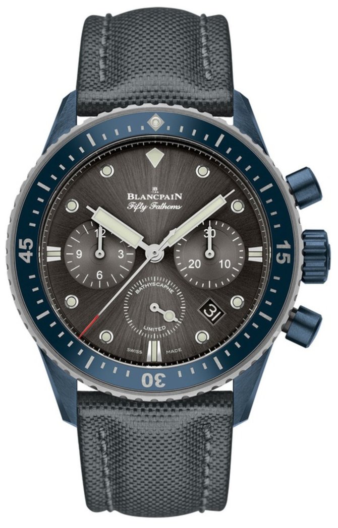 Blancpain 5200-0310-G52A Fifty Fathoms Bathyscaphe Flyback Chronograph Ocean Commitment II - фото 1
