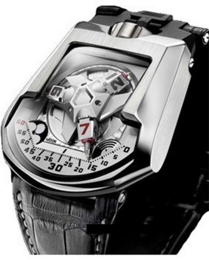 Urwerk UR-202 "White Shark" UR-200 Titanium Steel - фото 1