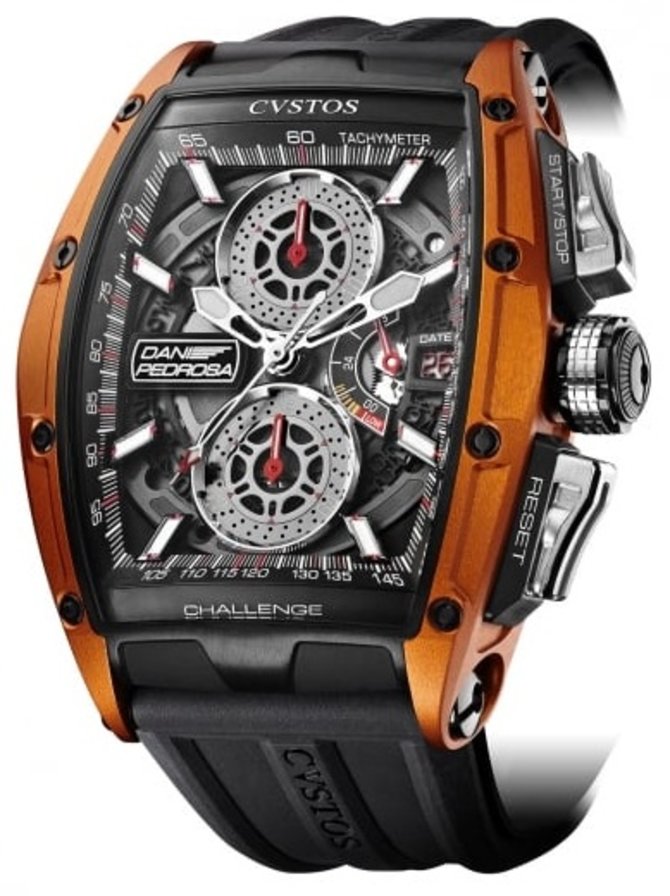 Cvstos Challenge GT case Dani Pedrosa Limited Edition Challenge Titanium PVD - фото 1