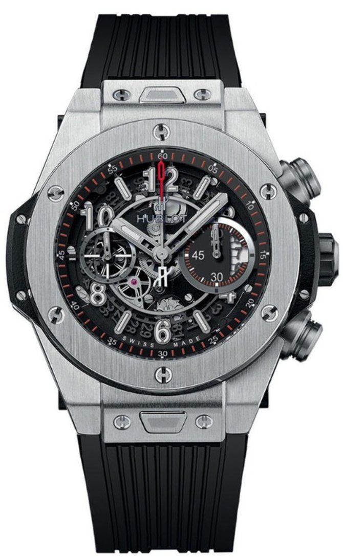 Hublot 411.NX.1170.RX.1104 Big Bang Unico Titanium Black Dial Grey Skeleton Automatic  - фото 1