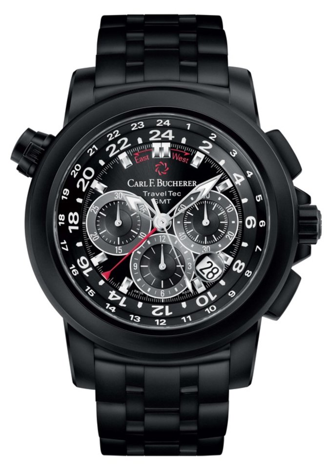 Carl F. Bucherer Patravi TravelTec Black Patravi Chronograph - фото 1