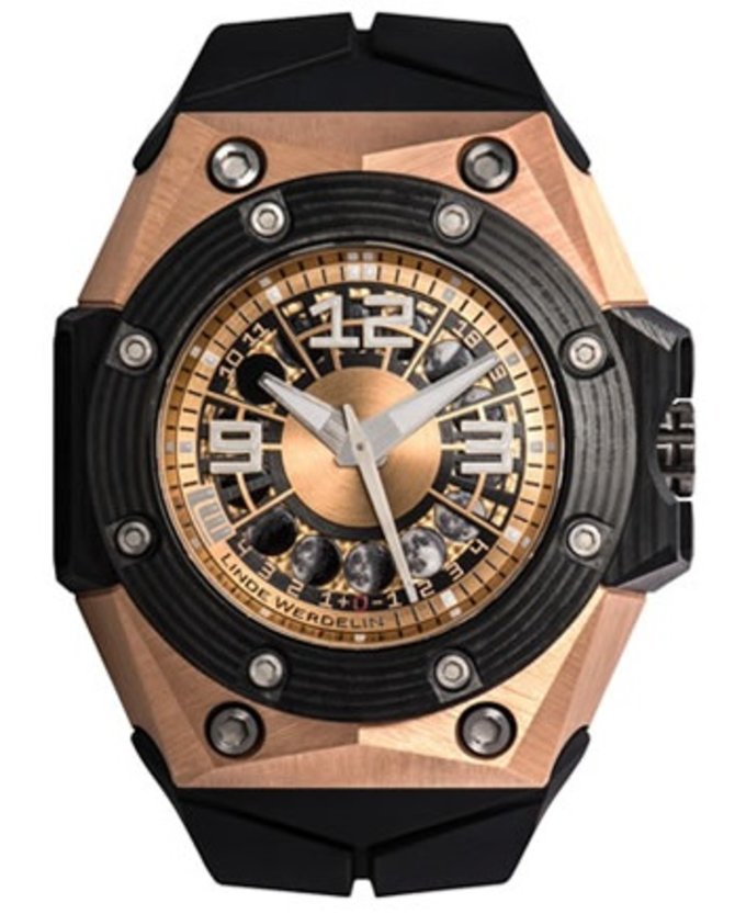 Linde Werdelin Oktopus Moon Gold 3DTP Carbon Oktopus Moon Carbon - фото 1