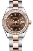 Rolex Часы Rolex Datejust Ladies 279381rbr-0010 Datejust 28 mm Steel and Everose Gold