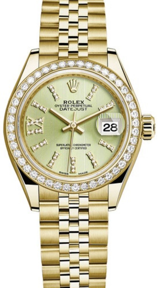 Rolex 279138rbr-0004 Datejust Ladies Datejust 28 mm Yelow Gold  - фото 1