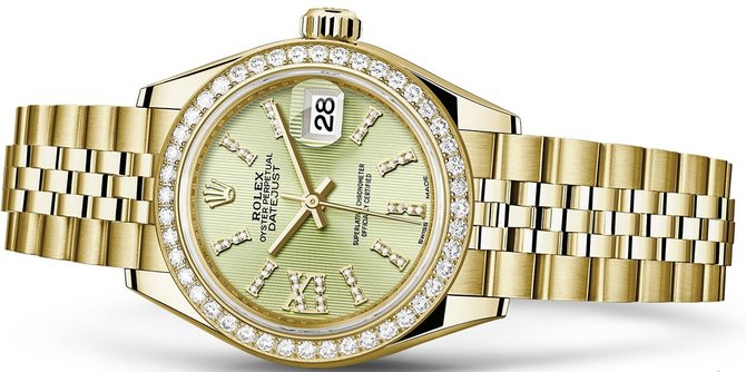 Rolex 279138rbr-0004 Datejust Ladies Datejust 28 mm Yelow Gold  - фото 2