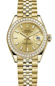 Rolex Datejust Ladies 279138rbr-0013 Datejust 28 mm Yelow Gold 