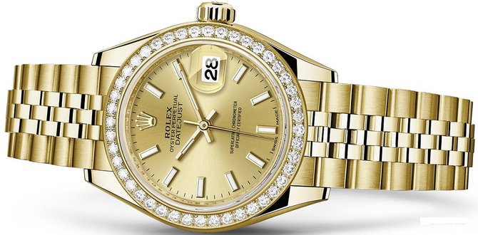 Rolex 279138rbr-0013 Datejust Ladies Datejust 28 mm Yelow Gold  - фото 2