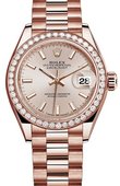 Rolex Datejust Ladies 279135rbr-0006 28 mm Everose Gold 