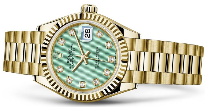 Rolex 279178-0027 Datejust Ladies 28 mm Yelow Gold  - фото 2