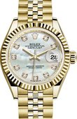 Rolex Datejust Ladies 279178-0026 28 mm Yelow Gold 