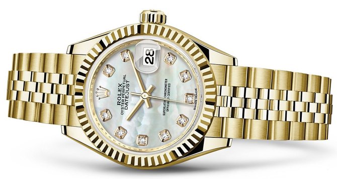 Rolex 279178-0026 Datejust Ladies 28 mm Yelow Gold  - фото 2
