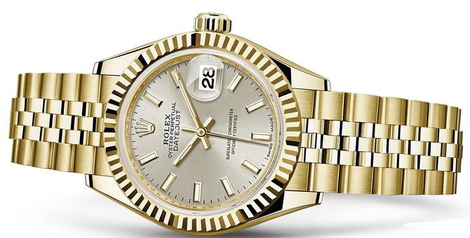 Rolex 279178-0006 Datejust Ladies 28 mm Yelow Gold  - фото 2
