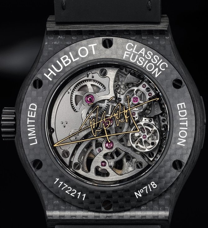 Hublot 504.QX.0180.VR.LAL16 Classic Fusion Tourbillon Cathedral Minute Repeater Carbon Lang Lang - фото 5