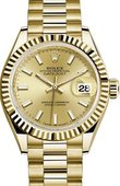 Rolex Datejust Ladies 279178-0001 28 mm Yelow Gold 