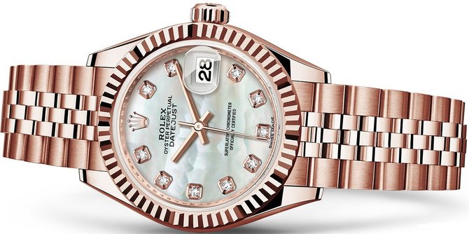 Rolex 279175-0018 Datejust Ladies 28 mm Everose Gold  - фото 2