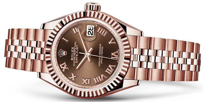 Rolex 279175-0015 Datejust Ladies 28 mm Everose Gold  - фото 2